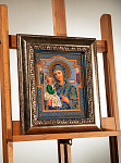Набор для вышивания бисером КРОШЕ арт. В-164 Иерусалимская Богородица 20x24 см