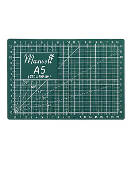 Maxwell коврик раскройный для пэчворка 3мм (A5) 22*15см двухсторонний трёхслойный
