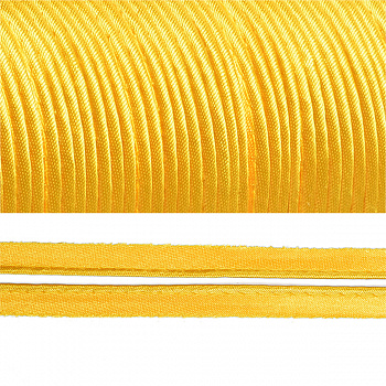 Кант TBY атласный шир.11мм цв.F112 (037) желтый уп.65,8м