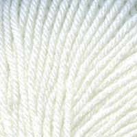 Пряжа для вязания ТРО Кроха (20% шерсть, 80% акрил) 10х50г/135м цв.0235 супер белый