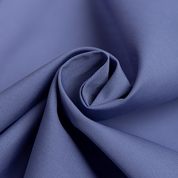 Ткань рубашечная 115 г кв.м 65% полиэстер, 35% хлопок шир.150 см арт.Р.32696.27 цв.27 синий уп.25м (±5м)