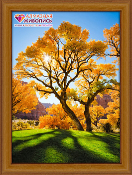 Набор для изготовления картин АЛМАЗНАЯ ЖИВОПИСЬ арт.АЖ.1166 Осеннее дерево 40х50 см