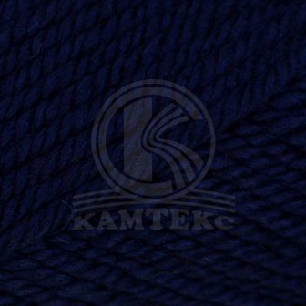 Пряжа для вязания КАМТ Меринго объемная (20% меринос, 20% шерсть, 56% акрил, 4% лайкра) 4х150г/90м цв.173 синий