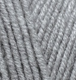 Пряжа для вязания Ализе Lana Gold Plus (49% шерсть, 51% акрил) 5х100г/140м цв.021 серый меланж
