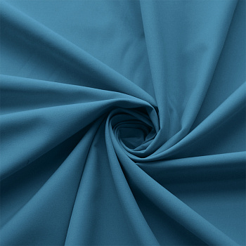 Ткань Тиси ВО смесовая АП8020 120 г/м2 80%ПЭ 20%хлопок цв.284 голубой рул.100-120м