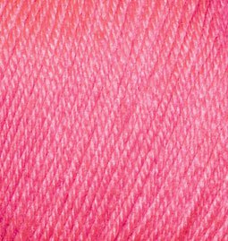 Пряжа для вязания Ализе Baby Wool (20% бамбук, 40% шерсть, 40% акрил) 10х50г/175м цв.033 т.розовый