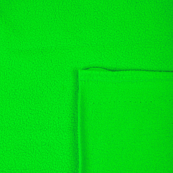 Ткань флис 2-х ст. TBY-0059-333 190 г/м² 100% ПЭ шир.150см  цв.F333 неон зеленый уп.1м