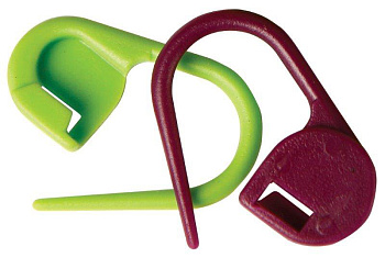 10805 Knit Pro Маркировщик для петель Булавка, пластик, зеленый/красный, уп.30шт