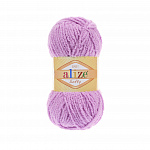 Пряжа для вязания Ализе Softy (100% микрополиэстер) 5х50г/115м цв.672 нежно-розовый