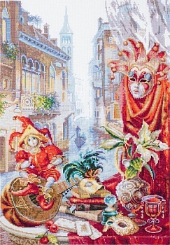 Набор для вышивания ЧУДЕСНАЯ ИГЛА PREMIUM арт.328-555 Магия карнавала 30х45 см