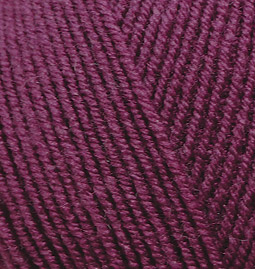Пряжа для вязания Ализе LanaGold Fine (49% шерсть, 51% акрил) 5х100г/390м цв.307 гнилая вишня