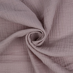 Ткань Муслин 125 г/м² 100% хлопок шир.130 см арт.TBY.Mus.24723.33 цв.33 пудро-розовый уп.2м