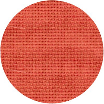 Канва для вышивания средняя арт.563(13) (10х55кл) 40х50см цв.оранжевый