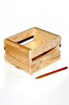 Коробка деревянная 121 прямоуг. ( 15х12х8см )