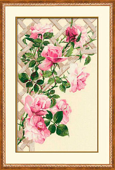 Набор для вышивания РИОЛИС арт.898 Розовые розы 35х55 см