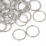 Кольцо для бюстгальтера d18мм металл TBY-018 цв.никель, уп.100шт