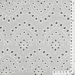 Ткань шитье TBY-Y583-01 100г/м2 100% хлопок шир.150см цв.белый уп.1м