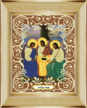 Рисунок на ткани БОЖЬЯ КОРОВКА арт.БК.0047 Святая Троица 20х25 см