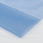 Фатин Кристалл средней жесткости блестящий арт.K.TRM шир.300см, 100% полиэстер цв. 27 К уп.1м - светло-голубой