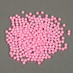 Бусины MAGIC 4 HOBBY круглые перламутр 6мм цв.015 розовый уп.500г (4838шт)