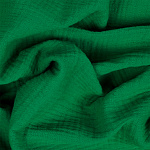 Ткань Муслин 125 г/м² 100% хлопок шир.130 см арт.TBY.Mus.24723.22 цв.22 зеленый рул.25м