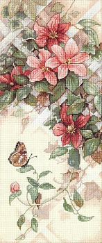 Набор для вышивания Classic Design арт.4325 Цветы и бабочки 14х40 см