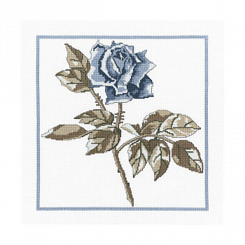 Набор для вышивания РТО арт.M459 Роза снежной королевы 23х23 см
