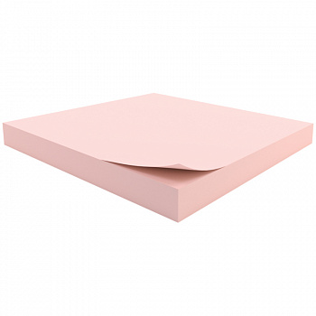 Самоклеящийся блок Berlingo Стандарт, 76х76мм, 100л, розовый