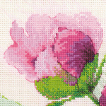 Набор для вышивания РИОЛИС арт.100/039 Розовые пионы 40х30 см