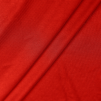 Сетка трикотажная арт.OD-125-04 125г/м² ш.150см цв.04 яркий красный, уп.3м