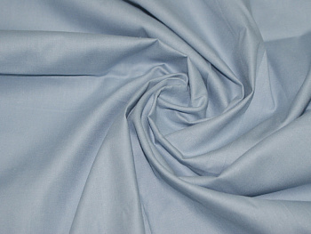 Ткань сатин гл/крашеный, 120 г/м², 100% хлопок, шир.220см, цв.14-4115 неж.голубой рул.60м