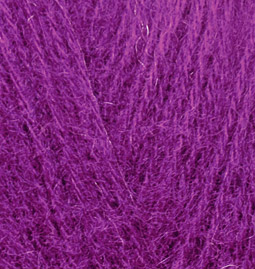 Пряжа для вязания Ализе Angora Gold (20% шерсть, 80% акрил) 5х100г/550м цв.050 фуксия