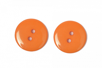 Пуговицы пластик TBY BT цв.158 оранжевый 16L-10мм, 2 прокола, 1000 шт