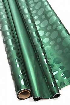 Пленка метал. дольче 101/603-45 двуст.- тысяча зеленых пузырей (100см х 20м)
