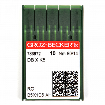 Игла для промышленных швейных машин Groz-Beckert DBxK5 R  №90 уп.10 игл, арт.783972