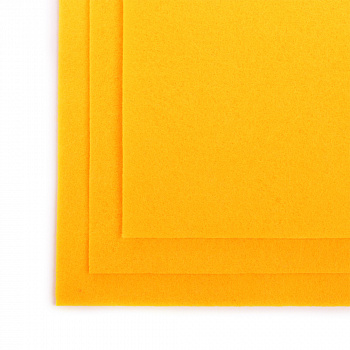 Фетр листовой полужесткий IDEAL 1мм 20х30см арт.FLT-HS1 уп.10 листов цв.121 желтый