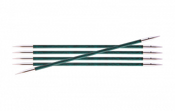 29035 Knit Pro Спицы чулочные для вязания Royale 3,5мм /20см, ламинированная береза, аквамариновый, 5шт