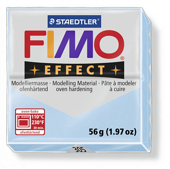 FIMO Effect полимерная глина, запекаемая в печке, уп. 56г цв.вода, арт.8020-305