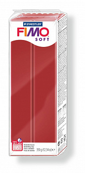 FIMO Soft полимерная глина, запекаемая в печке, уп. 350г цв.рождественский красный арт.8022-2 P