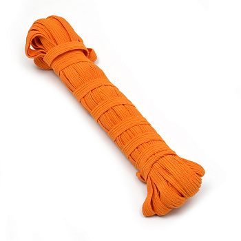 Резинка-продежка 8мм цв.оранжевый уп.10м