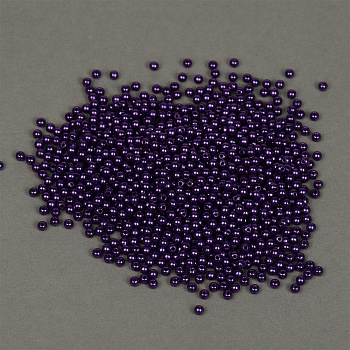 Бусины MAGIC 4 HOBBY круглые перламутр 4мм цв.133 фиолетовый уп.500г (15000шт)