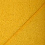 Ткань флис 2-х ст. TBY-0059-001.27 190 г/м² 100% ПЭ шир.150см  цв.S001 желтый рул.25кг