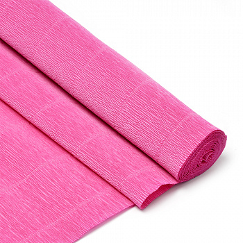 Бумага гофрированная Италия 50см х 2,5м 180г/м² цв.550 пастельно-розовый