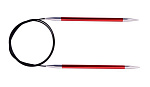 47123 Knit Pro Спицы круговые для вязания Zing 2,5мм/80см, алюминий