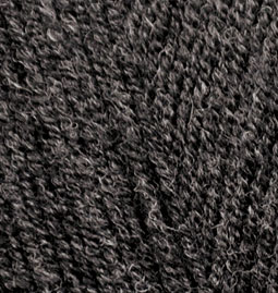 Пряжа для вязания Ализе LanaGold Fine (49% шерсть, 51% акрил) 5х100г/390м цв.151 антрацит меланж