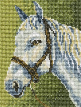 Набор для вышивания РТО арт.C173 Белый конь 11х15 см