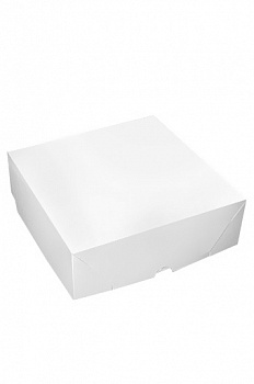 Коробка белая 135/00 квадрат ( 33х33х11см )