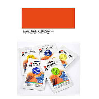 Краситель для ткани Marabu-Easy Color арт.173522023 цвет 023 красный апельсин, 25 г