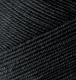 Пряжа для вязания Ализе Diva Stretch (92% микроакрил, 8% РВТ) 5х100г/400м цв.060 черный