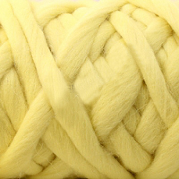 Пряжа для вязания КАМТ Супер толстая (100% шерсть п/т) 1х500г/40м цв.030 лимон